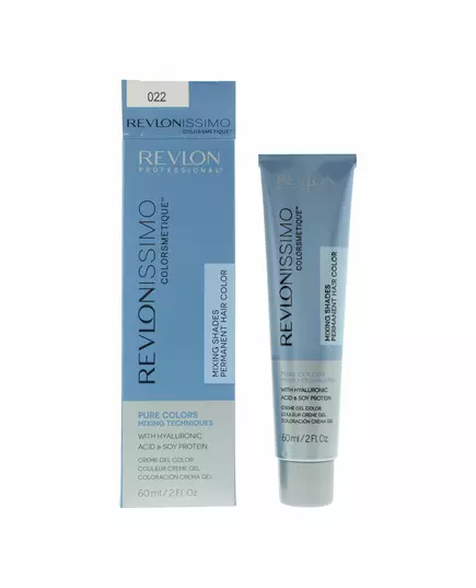 Revlon Revlonissimo Colorsmetique Acide hyaluronique Teinture permanente pour cheveux 022 Iridescent, 60 ml, image 2