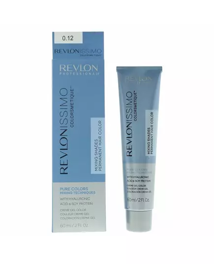 Revlon Revlonissimo Colorsmetique Farb- und Pflegekomplex Permanente Haarfarbe 0.12 Iridescent Grey, 60 ml