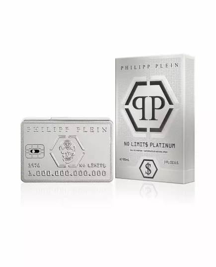 Philipp Plein No Limits Platinum Eau de Parfum Für Männer, 90 ml, Bild 2