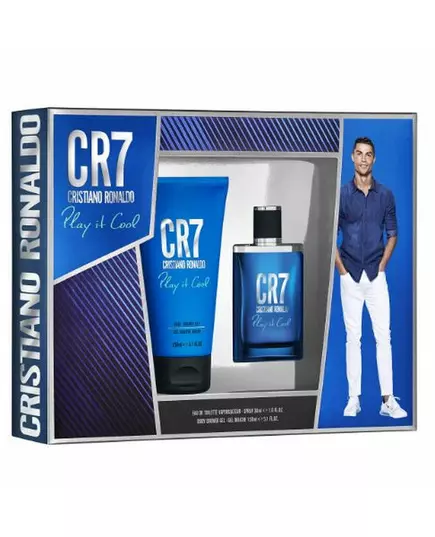 Set Cristiano Ronaldo: CR7 Play It Cool Eau De Toilette For Men 30 ml + CR7 Play It Cool Cleansing Shower Gel For All Skin Types, 30 ml, image 3