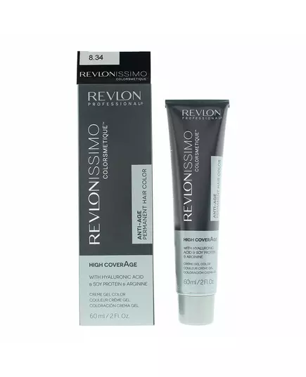 Revlon Colorsmetique KER-HA Complexe™ Teinture permanente pour cheveux 8.34 Light Hazel Blonde, 60 ml