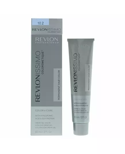 Revlon Revlonissimo Colorsmetique Teinture permanente pour cheveux 10.2 10.2 Pale Iridescent Blonde, 60 ml