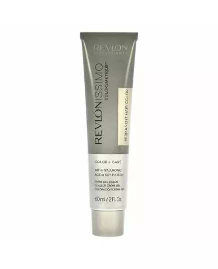 Revlon Revlonissimo Colorsmetique Acide hyaluronique Teinture permanente pour cheveux 7.2 Iridescent Blonde, 60 ml