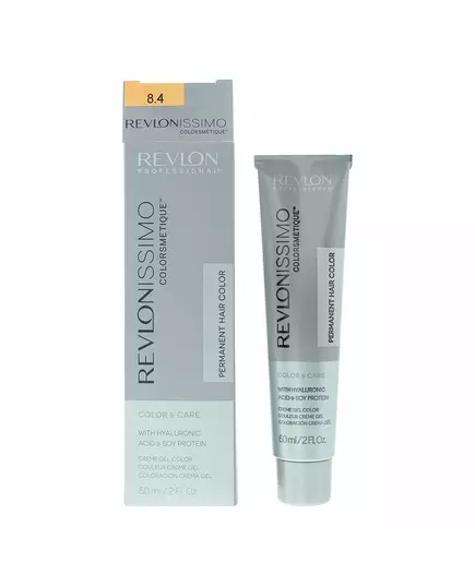 Revlon Revlonissimo Colorsmetique Permanente Haarfarbe 8.4 Light Copper Blonde, 60 ml
