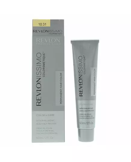 Revlon Revlonissimo Colorsmetique Permanente Haarfarbe 10.31 Pale Beige Blonde, 60 ml