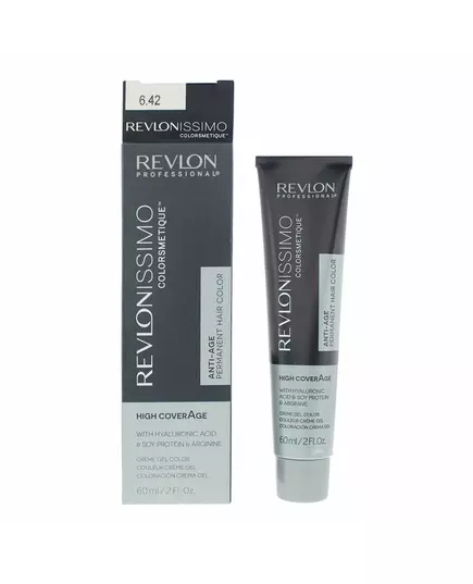 Revlon Revlonissimo Colorsmetique Permanente Haarfarbe 6.42 Dark Pearly Chestnut Blonde, 60 ml
