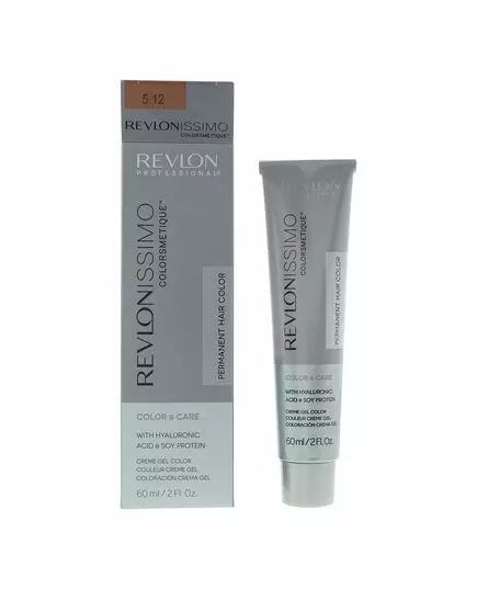 Revlon Revlonissimo Colorsmetique Permanente Haarfarbe 5.12 Light Pearly Brown, 60 ml