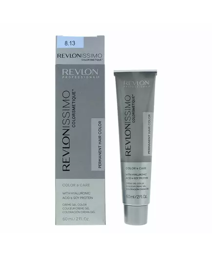 Revlon Revlonissimo Colorsmetique Teinture permanente pour cheveux 8.13 Light Frosty Beige Blonde, 60 ml