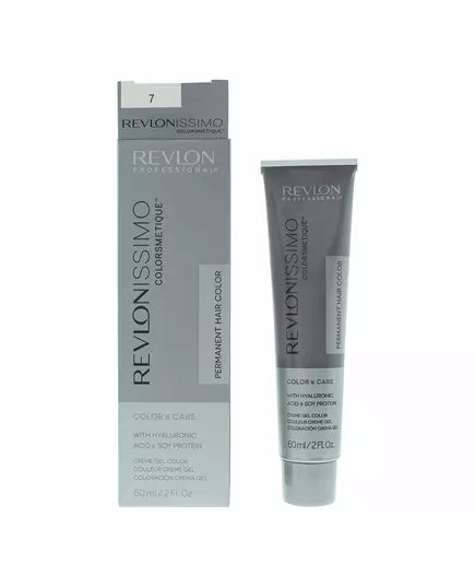 Revlon Revlonissimo Colorsmetique Teinture permanente pour cheveux 7 Medium Blonde, 60 ml