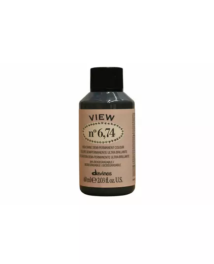 Davines View Demi-permanente Haarfarbe 6.74, 60 ml