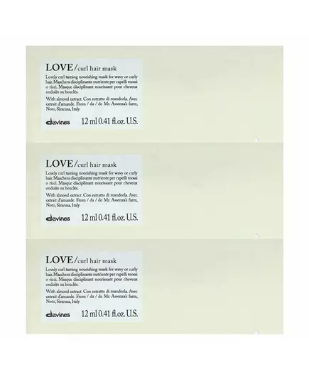 Davines Love Haarbehandlungs-Crememaske 12 stk, 12 × 12 ml