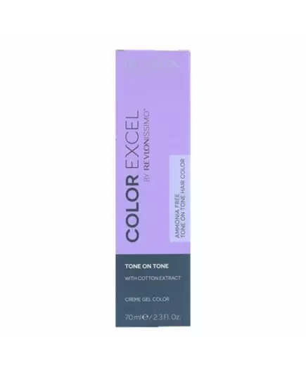 Revlon Color Excel Teinture permanente pour cheveux 7.34 Medium Golden Copper Blonde, 70 ml