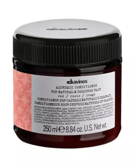 Davines Alchemic Haarfarben-Conditioner Red Steigert die Farbintensität, 250 ml