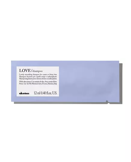 Setzen Davines Love Smoothing Haarshampoo Glättung 12 stk, 12 × 12 ml