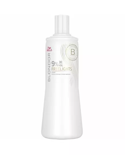 Wella Professionals Blondor Freelight Zur Farbauffrischung Haaroxidationslotion 9% 30 vol, 1000 ml