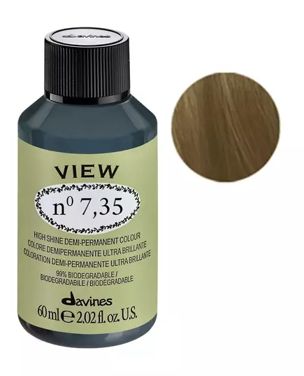 Davines View Demi-permanente Haarfarbe 7.35, 60 ml