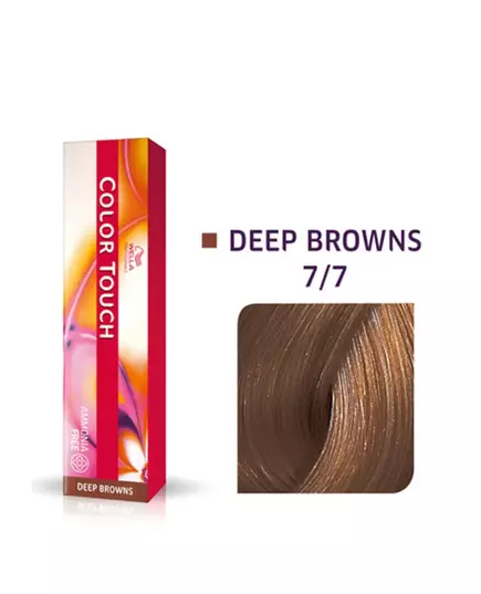 Wella Professionals Color Touch Ammoniakfrei Semi-permanente Haarfarbe 7/7 Medium Chestnut Blond, 60 ml