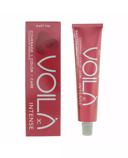 Intercosmo Voila 3C Intense Teinture permanente pour cheveux 3.00 Dark Mediterranean Brown, 60 ml