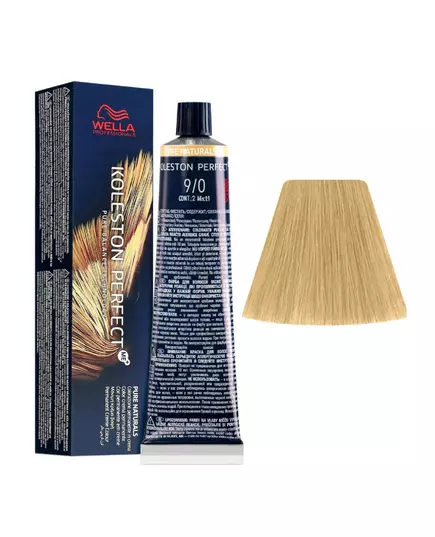 Wella Professionals Koleston Perfect Me+ Permanente Haarfarbe 9/0 Lightest Natural Blonde, 60 ml