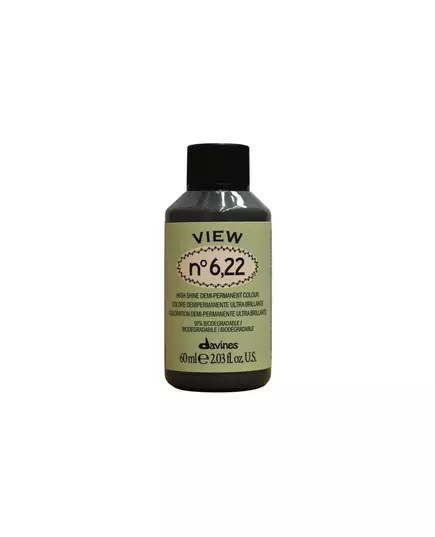 Davines View Coloration cheveux demi-permanente 6.22, 60 ml