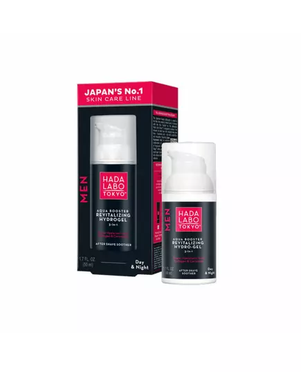 Hada Labo Tokyo Men Hydrogel Revitalisation Gel après-rasage, 50 ml, image 3