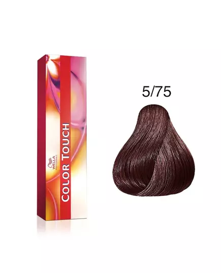 Wella Professionals Color Touch Sans ammoniaque Teinture capillaire semi-permanente 5/75 Light Chestnut Brown Mahogany, 60 ml, image 2