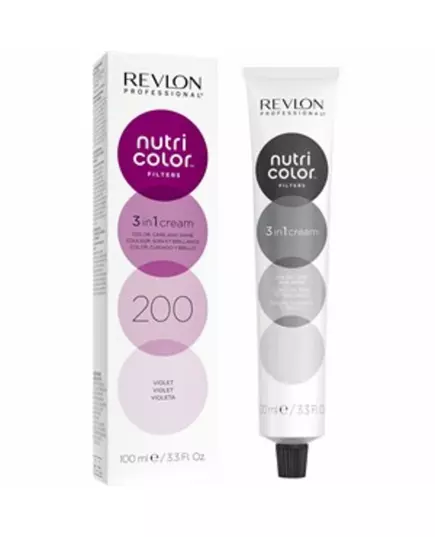 Revlon Nutri Color Filters Crème tonifiante pour coloration capillaire 200 Violet, 240 ml, image 2