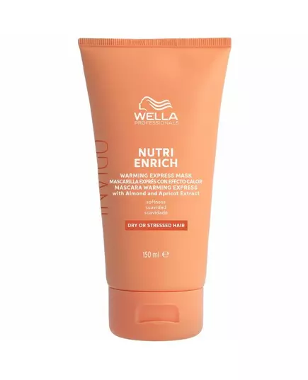 Wella Professionals Invigo Nutri-Enrich Extrait d'amande et d'abricot Masque crème pour traitement des cheveux Pour la brillance et la douceur, 150 ml