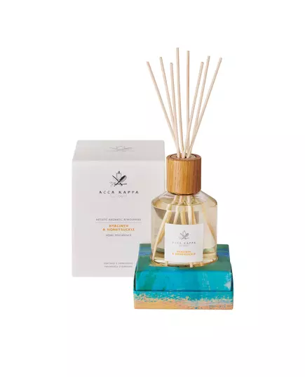 Acca Kappa Hyacinth Schilfdiffusor Hyazinthe und Geißblatt Aroma-Rattanstäbchen-Diffusor, 250 ml