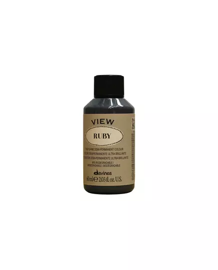 Davines View Demi-permanente Haarfarbe Ruby, 60 ml