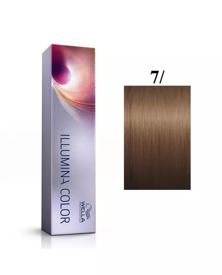 Wella Professionals Illumina Color Permanente Haarfarbe 7/ Medium Blonde, 60 ml