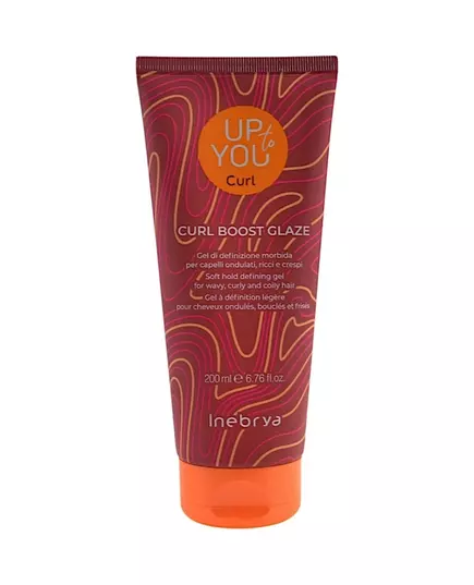 Gel coiffant pour cheveux Inebrya Up To You Defining Flexible Hold, 200 ml