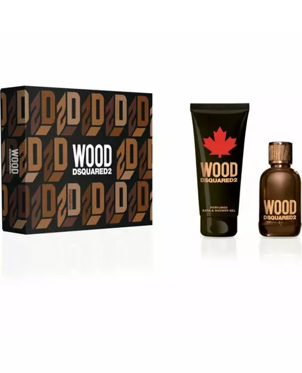 Set Dsquared 2: Green Wood Eau De Toilette For Men 100 ml + Green Wood Shower Gel & Shampoo 2-In-1, 100 ml