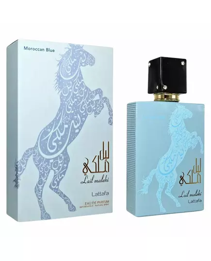 Lattafa Lail Maleki Moroccan Blue Eau de Parfum Unisexe, 100 ml, image 3