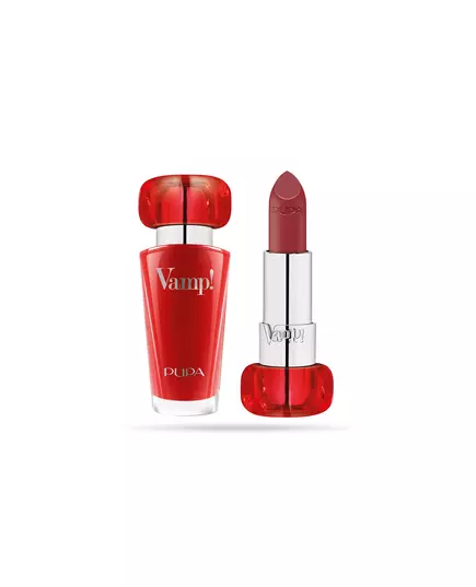 Pupa Vamp! Parabenfrei Volumen Creme-Lippenstift 200 Rotbraun, 3,5 g