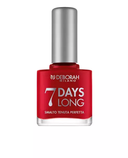 Deborah 7 Day Long Vitamine Schnelltrocknend Nagellack EN876 Ikone Rot, 11 ml