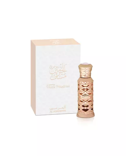 Al Haramain Musk Poudree Parfümöl Unisex, 12 ml, Bild 3