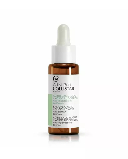 Collistar Attivi Puri Salicylic Acid + Succinic Acid Peeling-Serum, 30 ml