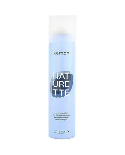 Kemon Naturette No Gas Spray Laque pour cheveux Fixation Moyen, 250 ml