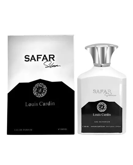 Louis Cardin Safar Silver Eau de Parfum Pour hommes, 100 ml, image 3