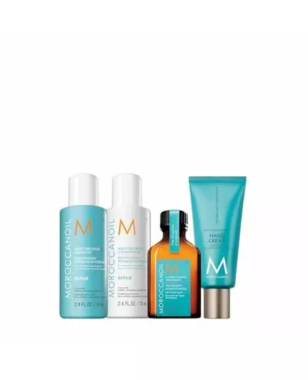 Set Moroccanoil: Repair Paraben-Free Hair Shampoo For Moisturizing 70 ml + Repair Paraben-Free Hair Conditioner For Moisturizing 70 ml + Hydration Hair Oil Treatment Hydrating 25 ml + Fragrance Originale Hyaluronic Acid Nourishing Hand Cream, 70 ml, Bild 5