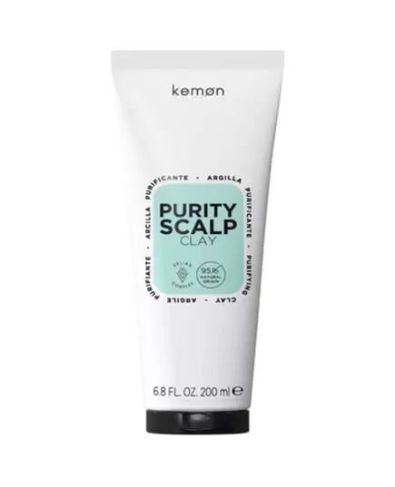 Kemon Purity Scalp Clay Masque capillaire à l'argile Purification, 200 ml