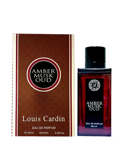 Louis Cardin Amber Musc Oud Eau de Parfum Unisexe, 100 ml, image 3