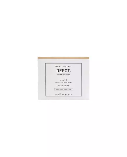 Depot 600 Body Solutions No. 602 Complexe botanique Nettoyage Cèdre blanc Pain de savon parfumé, 100 g