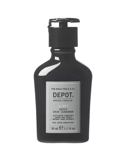 Depot 800 Skin Specifics No. 801 Aktivkohle Entgiftend Reinigungsgel Für das Gesicht, 50 ml