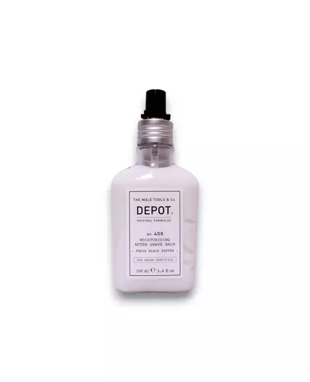 Depot 400 Shave Specifics No. 408 Frischer schwarzer Pfeffer Feuchtigkeitsspendend After-Shave Balsam, 100 ml