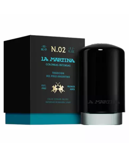La Martina Blue Gardenia Intense Eau de Cologne Unisexe Bouteille, 80 ml, image 2