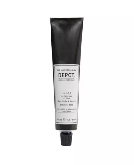 Depot 500 Beard & Mustache Specifics No. 506 Invisible Clour Semi-permanente Haarfarbe Natural Steel, 60 ml