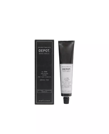 Depot 500 Beard & Mustache Specifics No. 506 Invisible Clour Teinture capillaire semi-permanente Graphite, 60 ml, image 2