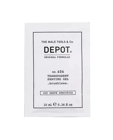 Depot 400 Shave Specifics No. 406 Menthol Weichmachend und erfrischend Rasiergel, 10 ml